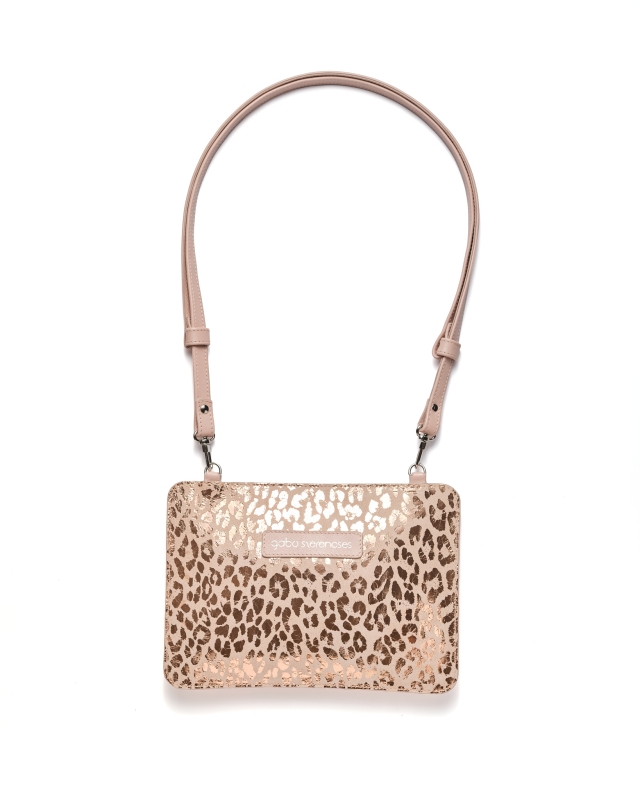 Gabo Szerencses // Zero Waste táska, Púder ocelot