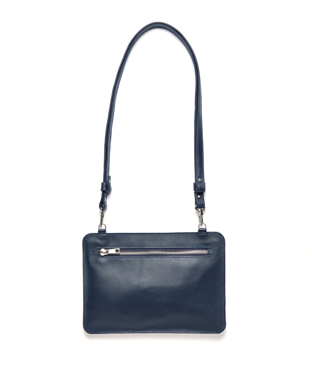 Gabo Szerencses // Zero Waste táska, Metál kék - sötétkék