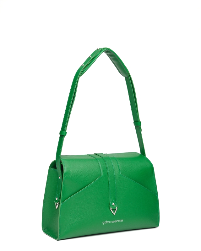 Gabo Szerencses // Y válltáska, Smaragzöld