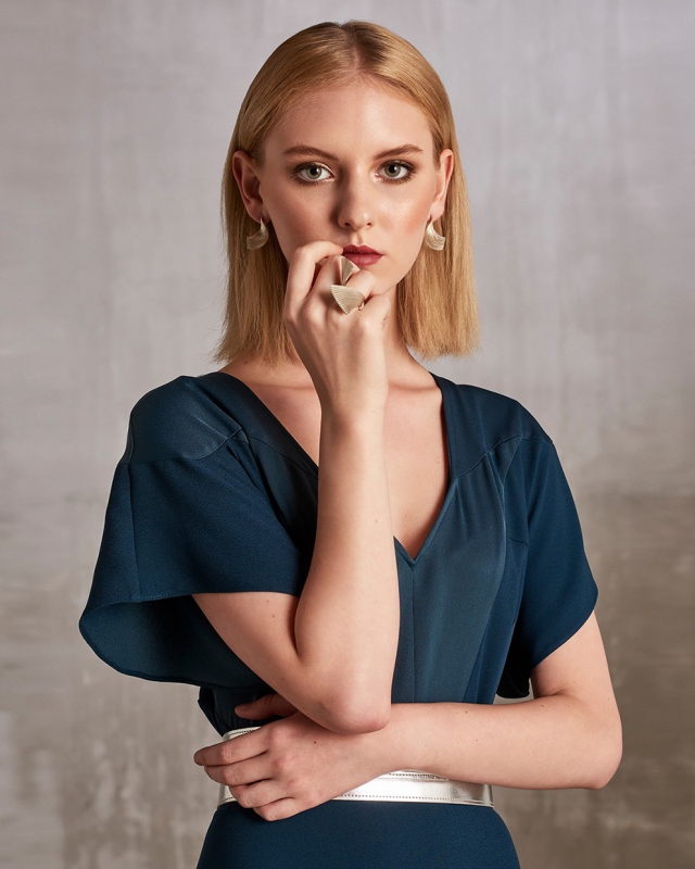 Gera Noémi Jewellery // Spirál füli
