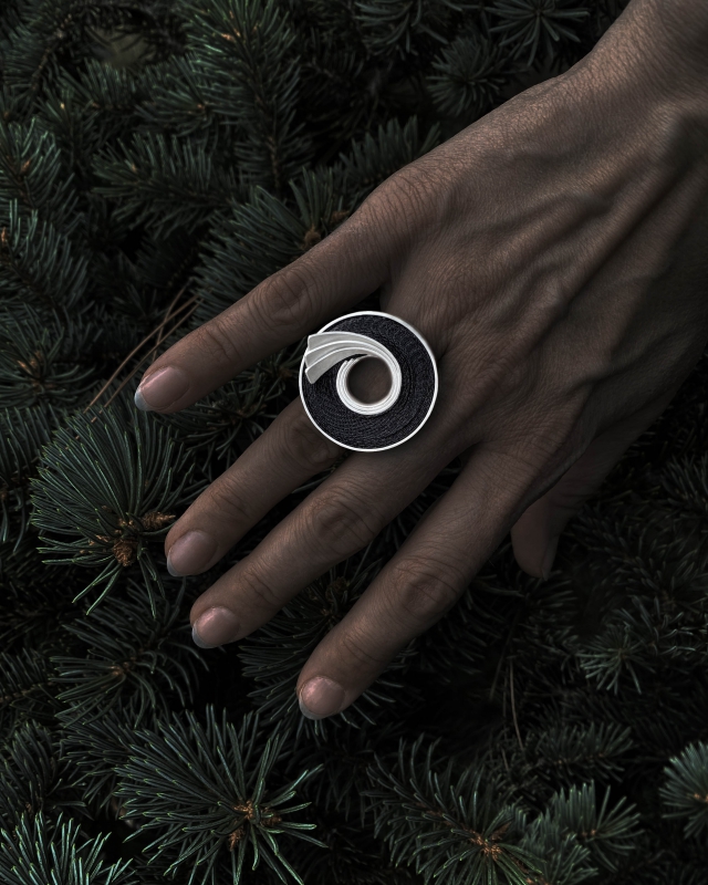 Gera Noémi Jewellery // NÁDAS egy kormos éjszakában gyűrű